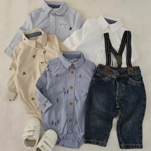 بادی مجلسی و شلوار ساسبندی تک